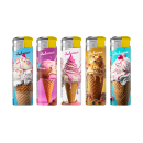 Elektrofeuerzeuge "ICE CREAM", 5-fach sortiert,...