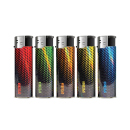 Elektrofeuerzeuge "SPEEDRUN", 5-fach sortiert, 50er Display