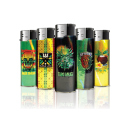 Elektrofeuerzeuge "RASTA PARADISE", 5-fach sortiert, 50er Display