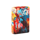 Zippo Feuerzeug - Street Art Face Design