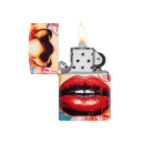 Zippo Feuerzeug - Street Art Face Design