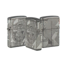 Zippo Feuerzeug - 3D Metal Head Design
