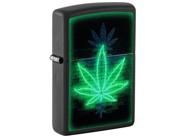 Zippo Feuerzeug - Glowing Leaf Design