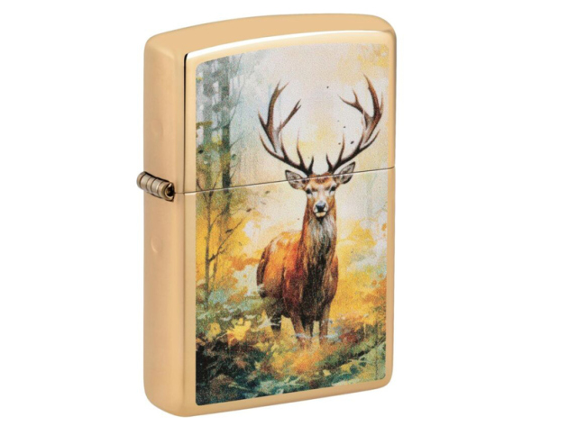 Zippo Feuerzeug - Watercolor Deer Design