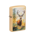 Zippo Feuerzeug - Watercolor Deer Design