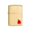 Zippo Feuerzeug - Emblem Attached Brushed Brass