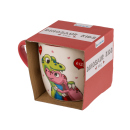 Dino-Becher, 8 x7 cm, 4-fach sortiert, einzeln, UVP: 7,95 Euro