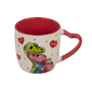 Dino-Becher, 8 x7 cm, 4-fach sortiert, einzeln, UVP: 7,95 Euro