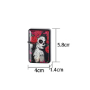 Zigarrenfeuerzeuge "Girl and skull", Jet-Flame, 3-fach sortiert, 12er Display