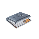 Zigarettenetuis "Fargo" für 20 Zig., mit Spange, 4-fach sortiert, 8er Display