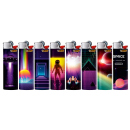 BIC Maxi J26 Reibrad Feuerzeuge "Space Trip",...