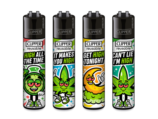 Clipper Large NEON LEAVES#2, 48 Display