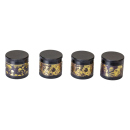 Grinder "Gold skull"; 3-tlg., 4-fach sortiert,...