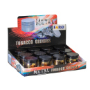 Grinder "Gold skull"; 3-tlg., 4-fach sortiert, einzeln