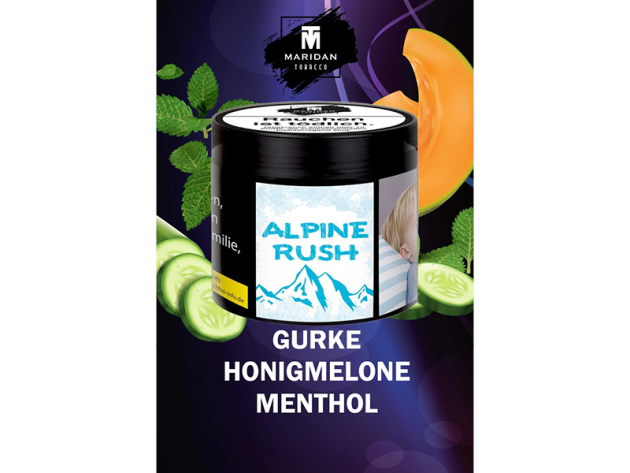 Maridan Tobacco - ALPINE RUSH (Gurke, Honigmelone) - 200g