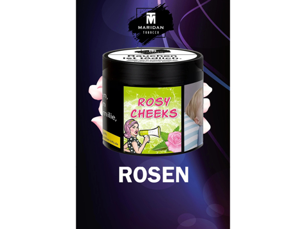 Maridan Tobacco - ROSY CHEEKS (Minze, Rose) - 200g