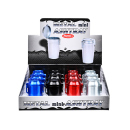 Taschenaschenbecher "Dose"; 4-fach sortiert;...