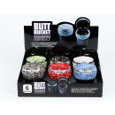 Autoaschenbecher "Diamonds"; 6-fach sortiert;...