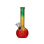 Glasbong "Rasta Round Straight" transp; Höhe 20 cm; Ø 2,4 cm
