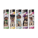 Elektrofeuerzeuge "FUNNY DOGS", 5-fach sortiert, 50er Display