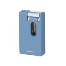 Zigarrenfeuerzeug "Caseti" steel blue/matt,...