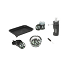 Handpfeifen-Set "Super Heros", mit Pfeife, Grinder, Tray, Aschenbecher u. Storagebehälter