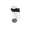 Sturmfeuerzeug "Weiß glänzend" mit Sichtfenster, 6er Jet-Flame