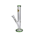 Glasbong "Lineon base" transp.-grün.; Höhe 23 cm; Ø 2,8 cm, Schliff 14,5