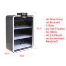 AKTION - 120x SKE Crystal Bar mit Nikotin + Leerdisplay Kunststoff, Beleuchtung, 3 Fächer, Schloss - GRATIS