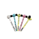 Handpfeife "Maths Designs", 7,3cm, 5-fach sortiert, 24er Display