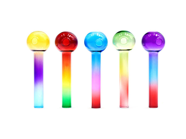 Handpfeife "Metallic-bunt", 10cm, sortiert, 90er Dose