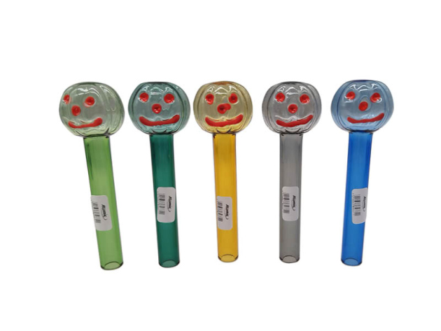 Handpfeife "Pumpkin", 10cm, sortiert, 90er Dose