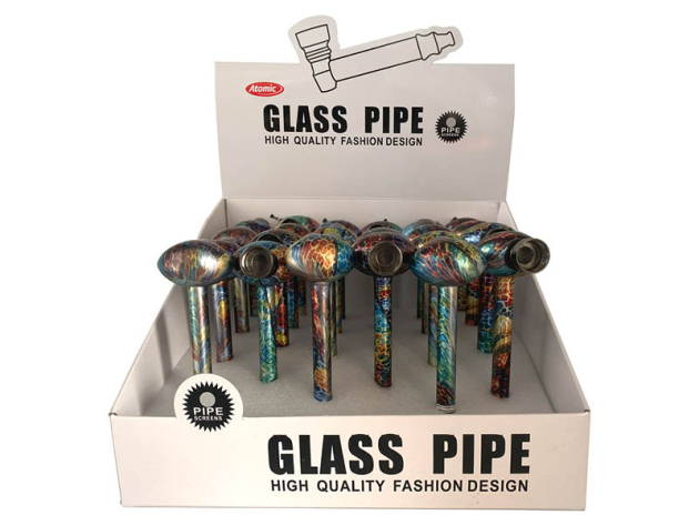 Handpfeife "Dali Rainbow Designs", 13 cm, 24er Display