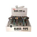 Handpfeife "Dali Rainbow Designs", 13 cm, 24er Display