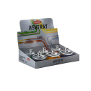 Drehaschenbecher "Teddy" versch. Farben, 9,5 cm, 6er Display