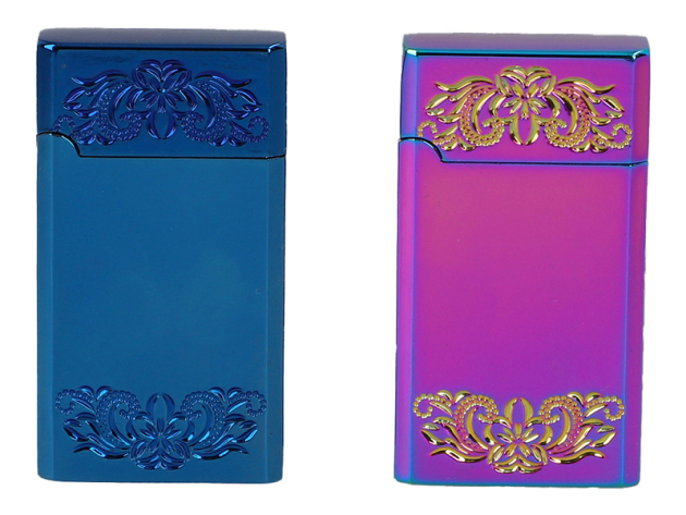 Sturmfeuerzeug "Ornamente", Turbo-Flame, 2-fach sortiert, inkl. Geschenkbox, einzeln