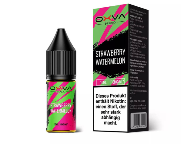 Oxva - Strawberry Watermelon (Erdbeer, Wassermelone) - Liquid - 10 mg - 10 ml