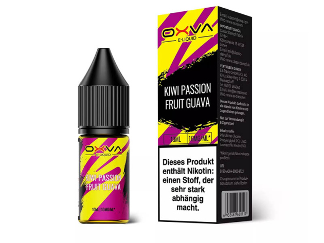 Oxva - Kiwi Passion Fruit Guava (Kiwi, Passionsfrucht, Guave) - Liquid - 10 mg - 10 ml