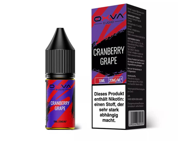 Oxva - Cranberry Grape (Cranberry, Traube) - Liquid - 20 mg - 10 ml