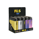 Reibradfeuerzeug "Atomic"; 5-fach sortiert; 25er Display