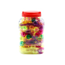 Glaspfeifen "Transparent", 10cm, 5-fach sortiert; 90er Dose