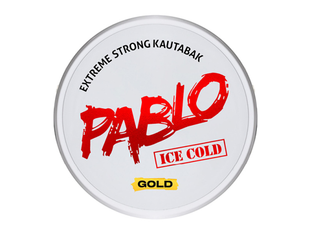 PABLO "Ice Cold" Gold Kautabak, 15 g Dose