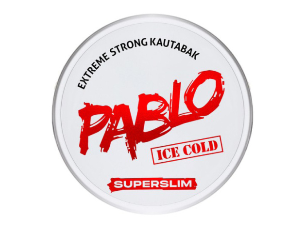 PABLO "Ice Cold" Super Slim Kautabak, 16 g Dose