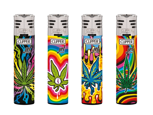 Clipper Jet Flame MAZED LEAVES, 48er Display