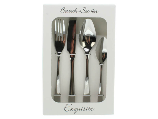 Besteck-Set Exquisite 4tlg. Edelstahl