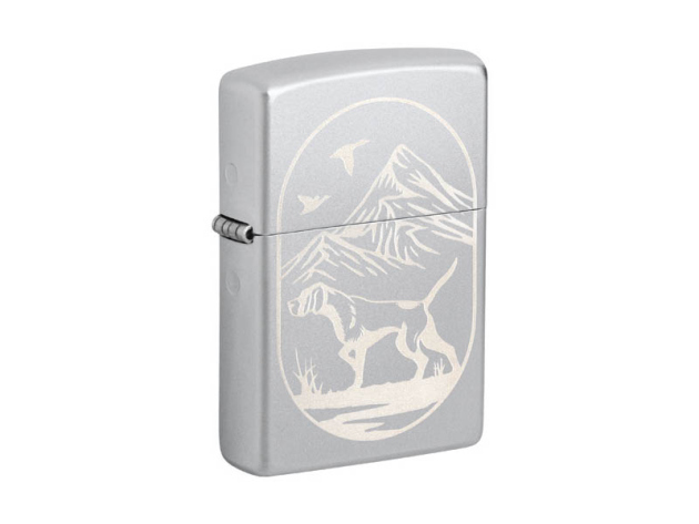 Zippo Feuerzeug - Hunting Dog Design