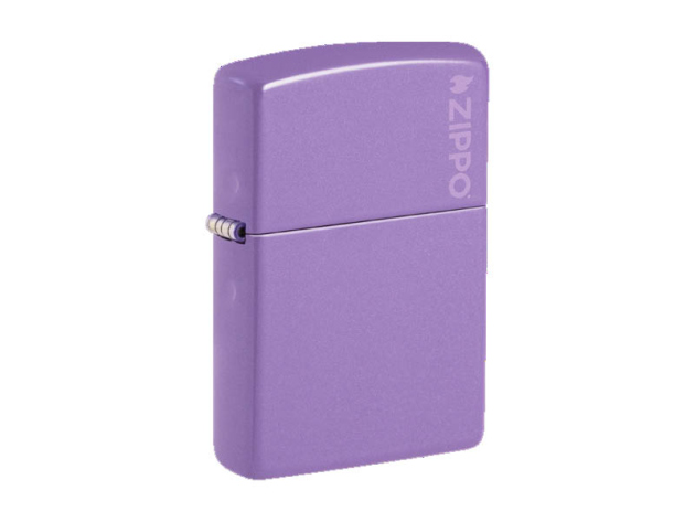 Zippo Feuerzeug - Smokey Lavender with Zippo Logo Design