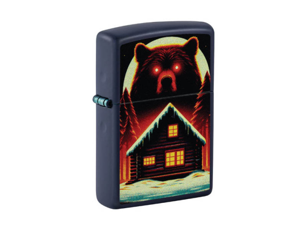 Zippo Feuerzeug - Bear and Cabin Design