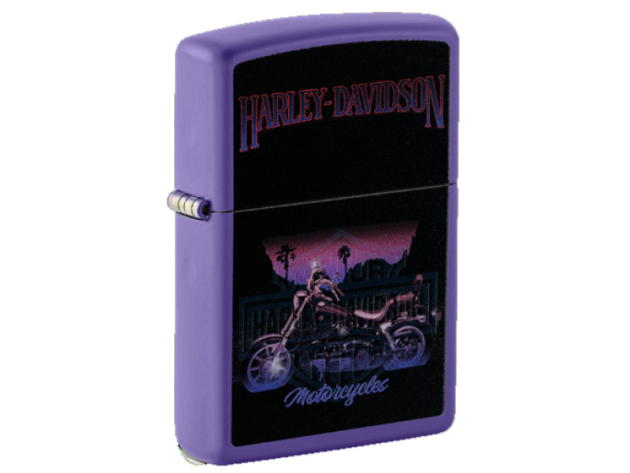 Zippo Feuerzeug - Harley Black Light Design