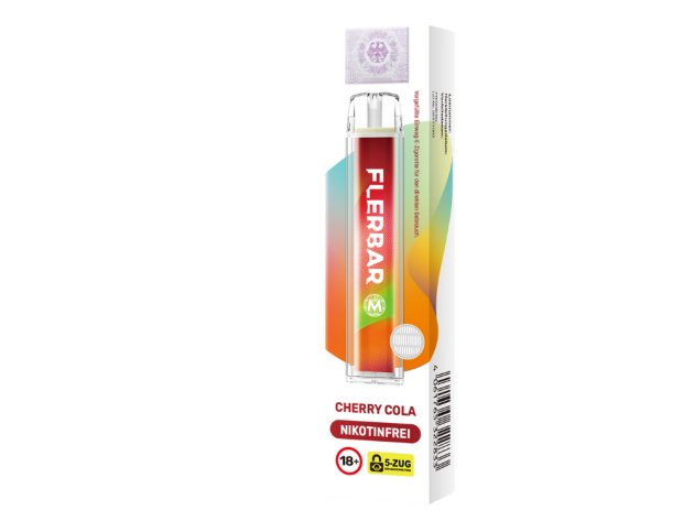 Flerbar M Zero - Cherry Cola (Kirsche Cola) - E-Shisha - 0mg - 600 Züge